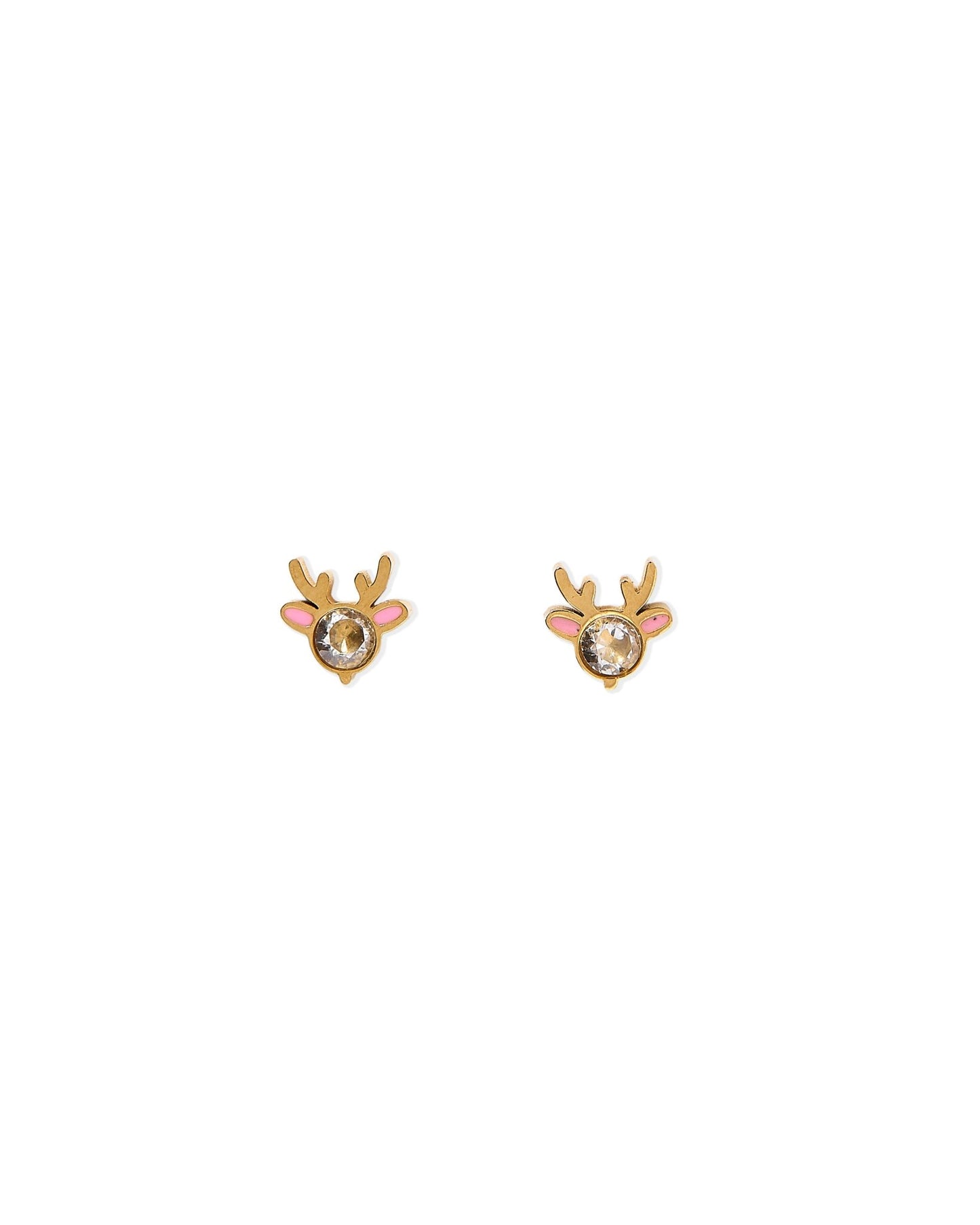 Screwback Stud Earrings - Reindeer - LINNY CO WholesaleStuds
