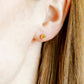 Screwback Stud Earrings - Rose Gold - LINNY CO WholesaleStuds