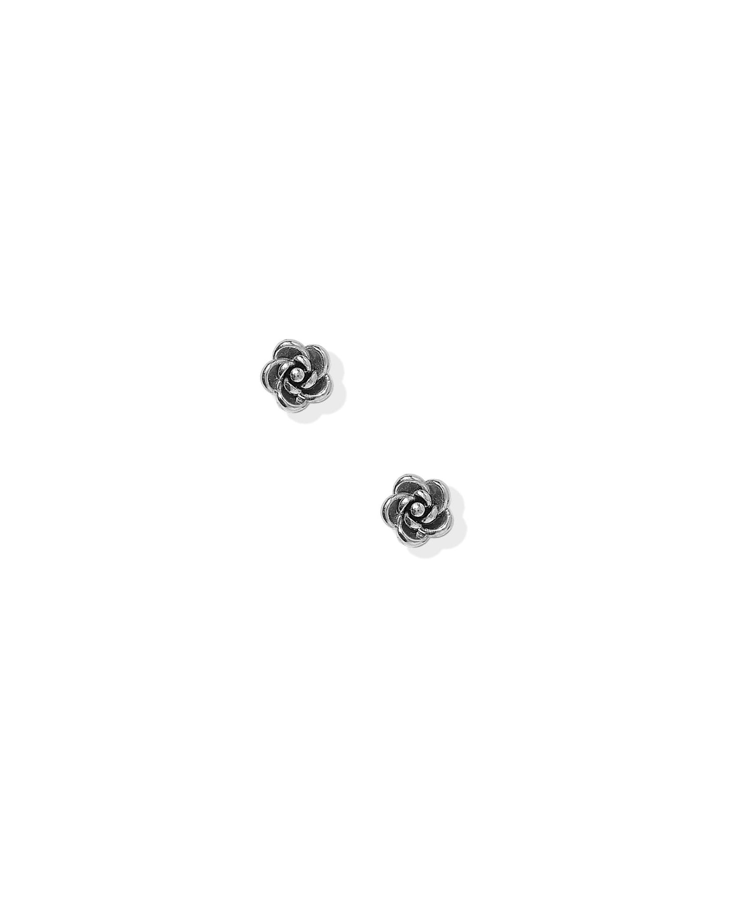 Screwback Stud Earrings - Rose Silver - LINNY CO WholesaleStuds