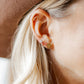 Screwback Stud Earrings - Sadie Bow Maroon - LINNY CO WholesaleStuds