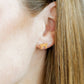 Screwback Stud Earrings - Sadie Bow Orange - LINNY CO WholesaleStuds