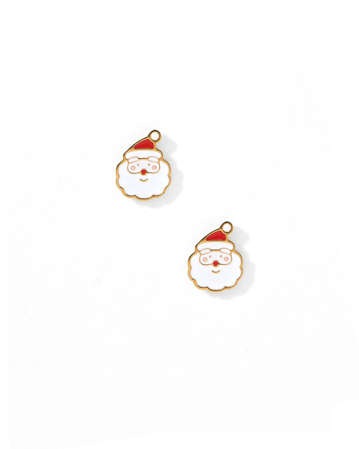 Screwback Stud Earrings - Santa - LINNY CO WholesaleStuds