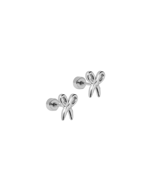 Screwback Stud Earrings - Scissors Silver - LINNY CO WholesaleStuds