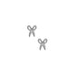 Screwback Stud Earrings - Scissors Silver - LINNY CO WholesaleStuds