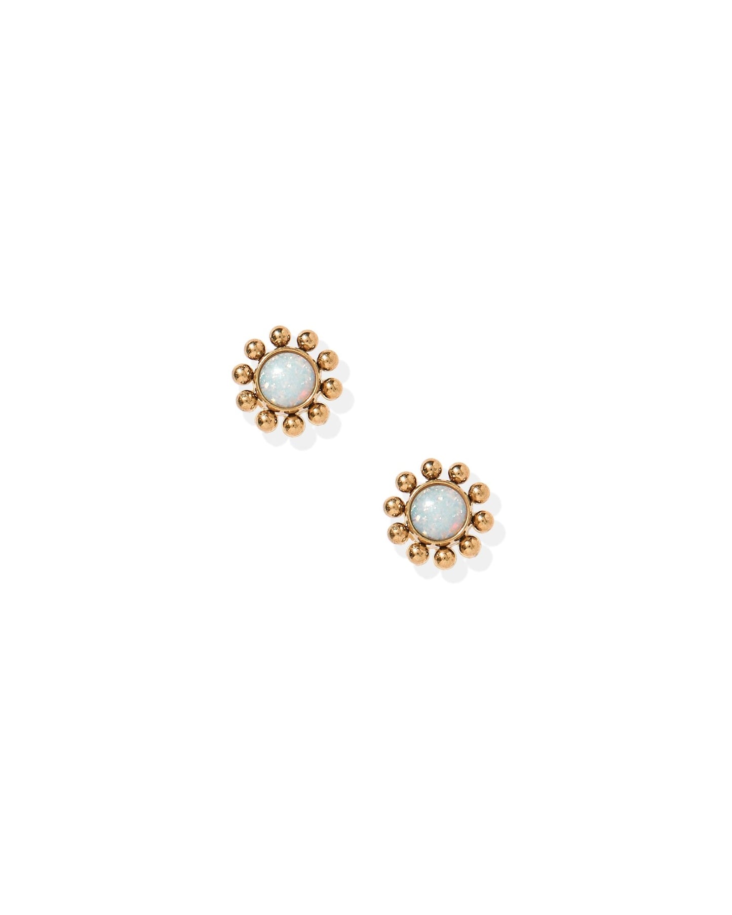 Screwback Stud Earrings - Serena Opal - LINNY CO Wholesale