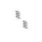 Screwback Stud Earrings - Sierra CZ Silver - LINNY CO WholesaleStuds