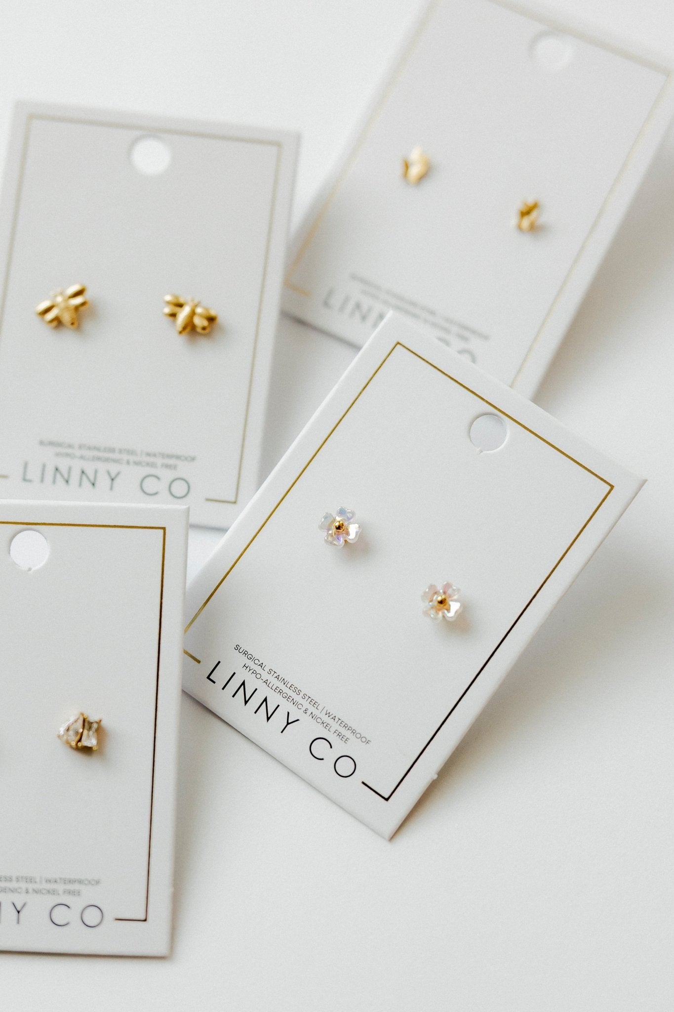 Screwback Stud Earrings - Sloane – LINNY CO Wholesale