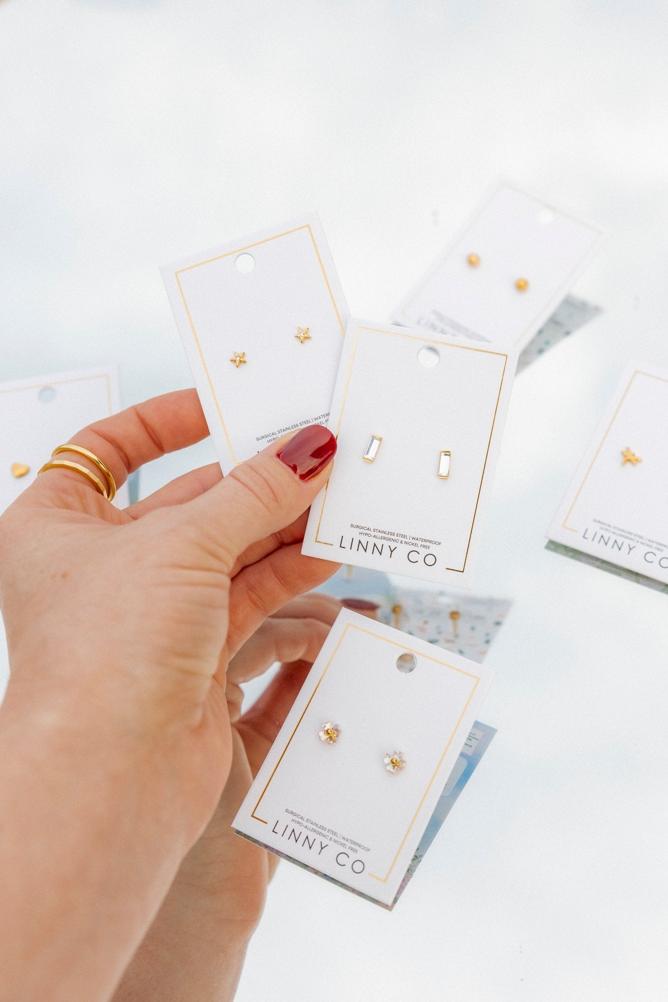 Screwback Stud Earrings - Sloane - LINNY CO WholesaleStuds