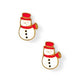Screwback Stud Earrings - Snowman - LINNY CO WholesaleStuds