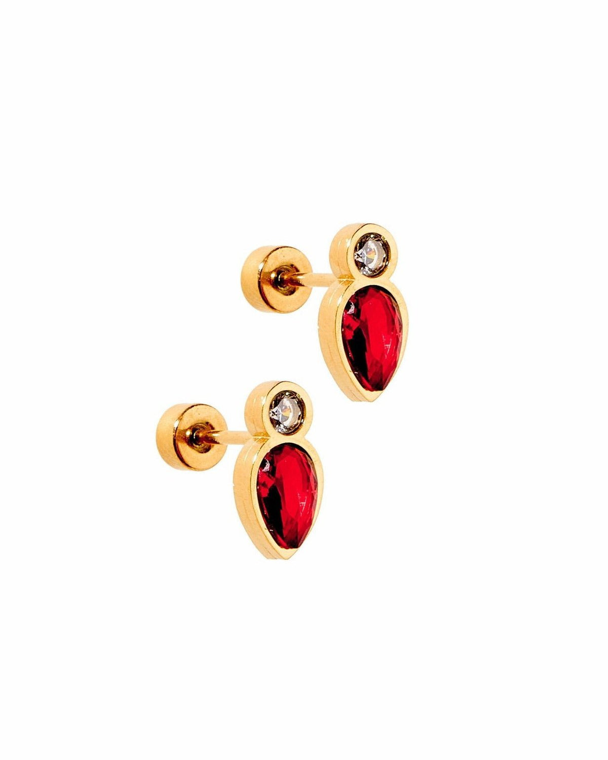 Screwback Stud Earrings - Starla Light - LINNY CO WholesaleStuds