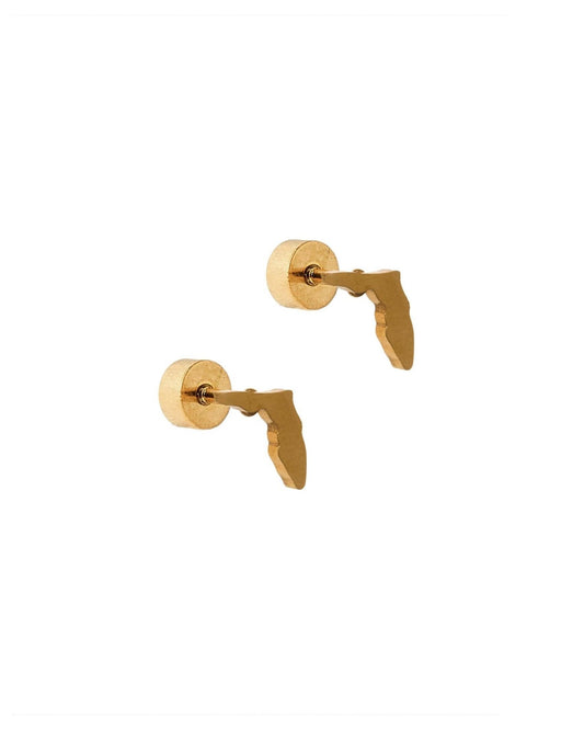Screwback Stud Earrings - State of Florida - LINNY CO WholesaleStuds
