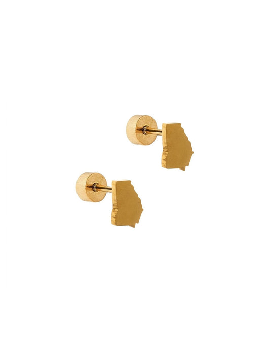 Screwback Stud Earrings - State of Georgia - LINNY CO WholesaleStuds