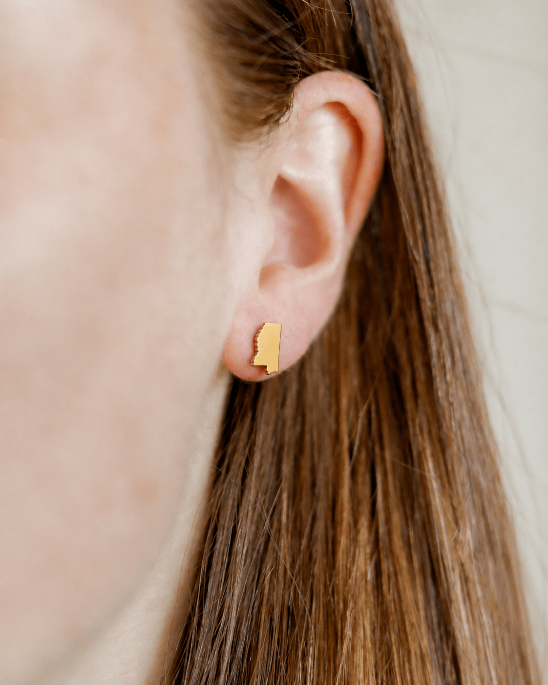 Screwback Stud Earrings - State of Mississippi Gold - LINNY CO WholesaleStuds