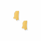 Screwback Stud Earrings - State of Mississippi Gold - LINNY CO WholesaleStuds