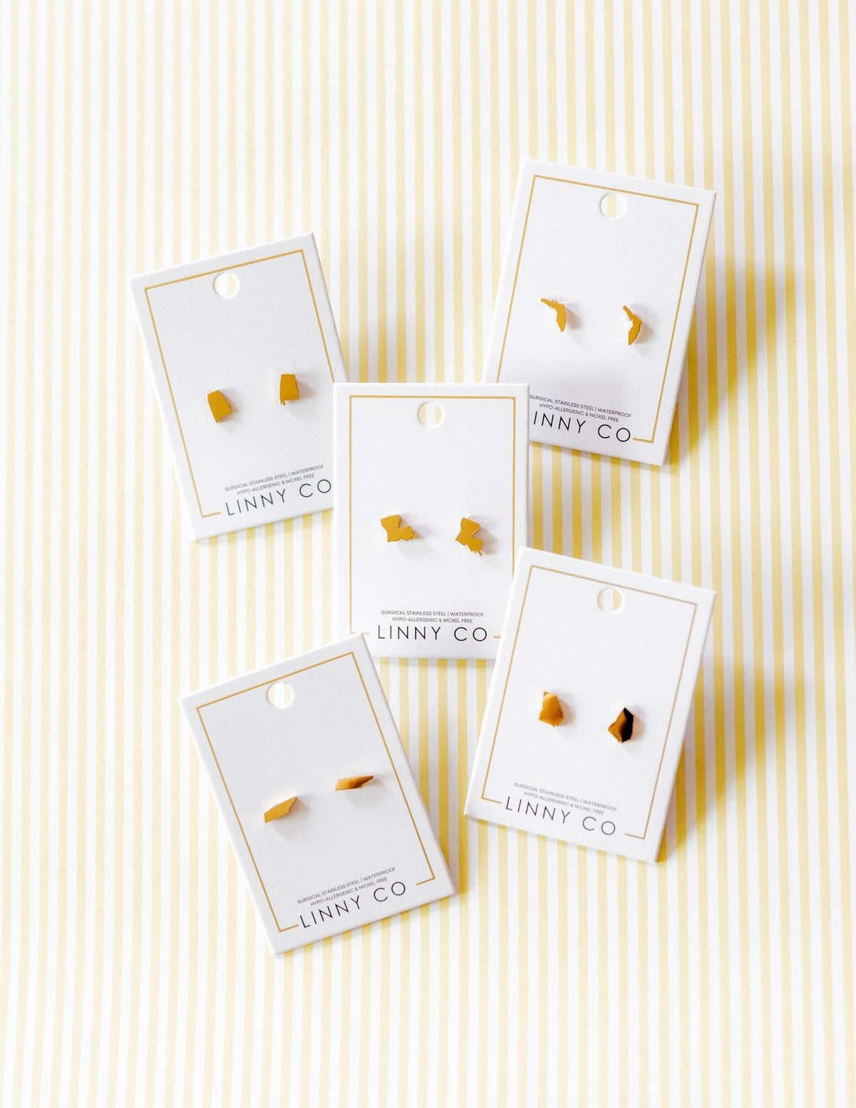 Screwback Stud Earrings - State of Tennessee - LINNY CO WholesaleStuds
