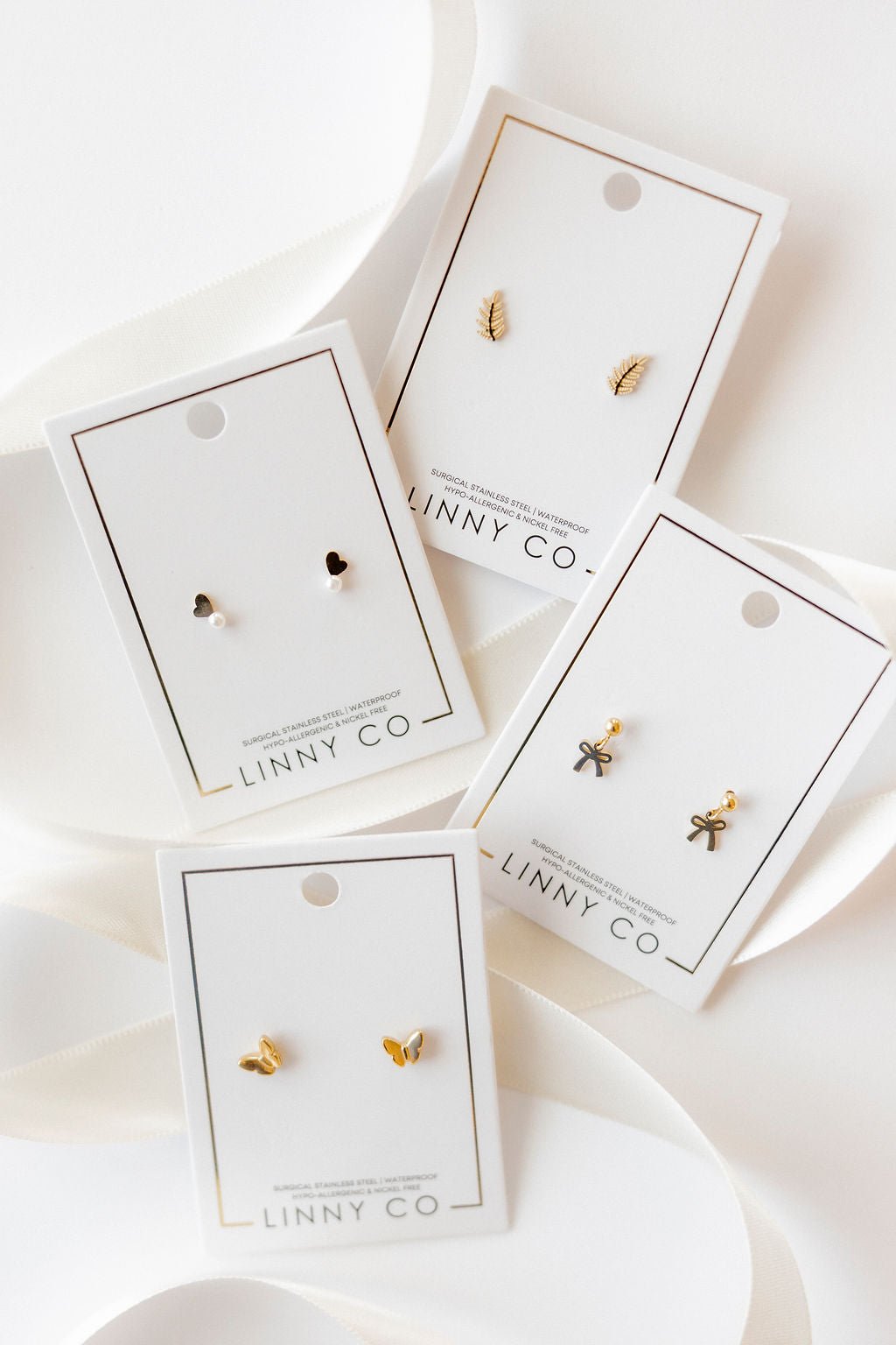 Screwback Stud Earrings - Sylvie - LINNY CO WholesaleStuds