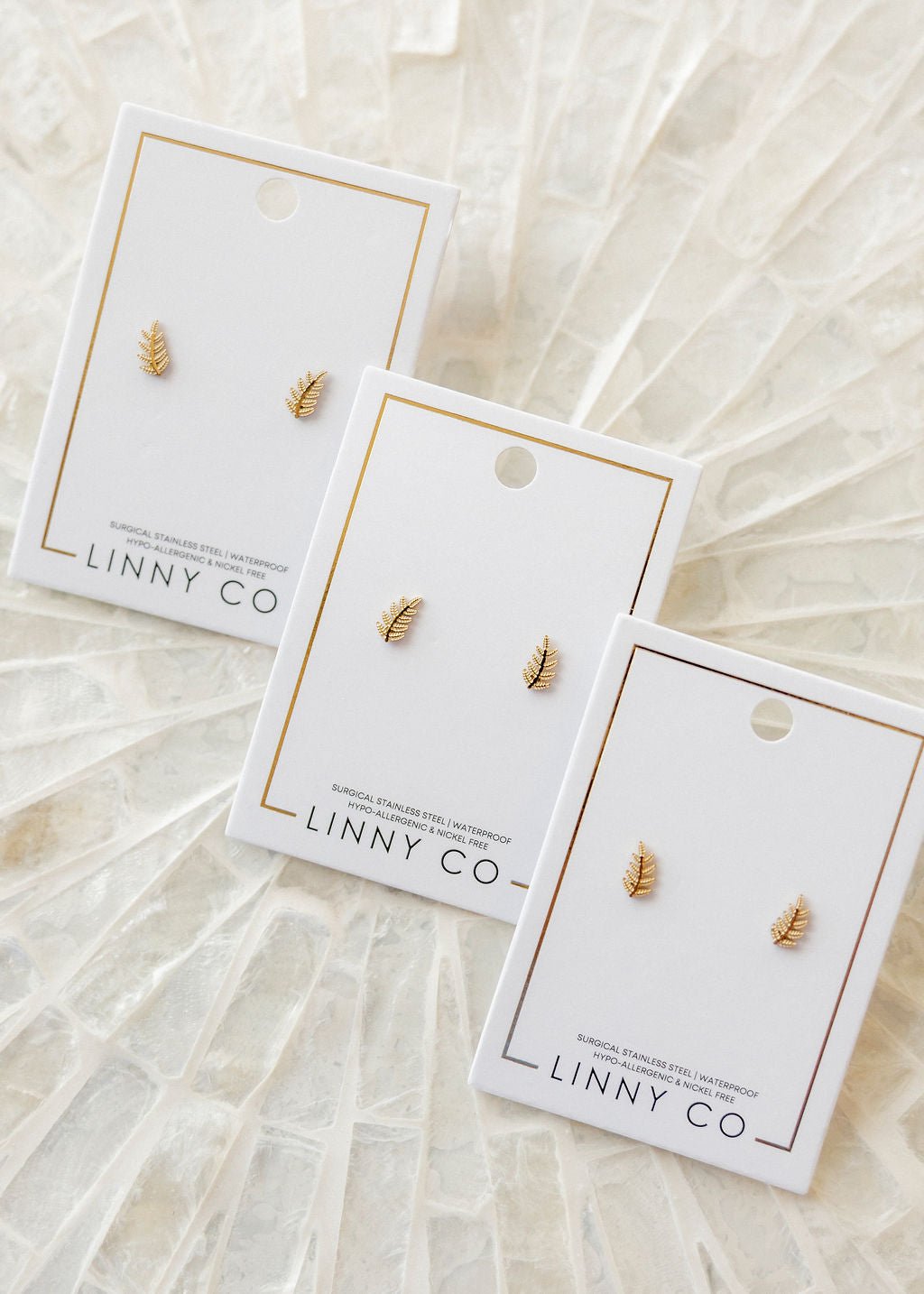 Screwback Stud Earrings - Sylvie - LINNY CO WholesaleStuds