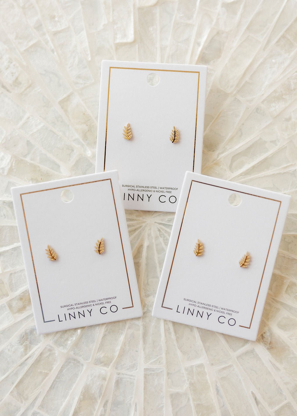 Screwback Stud Earrings - Sylvie - LINNY CO WholesaleStuds
