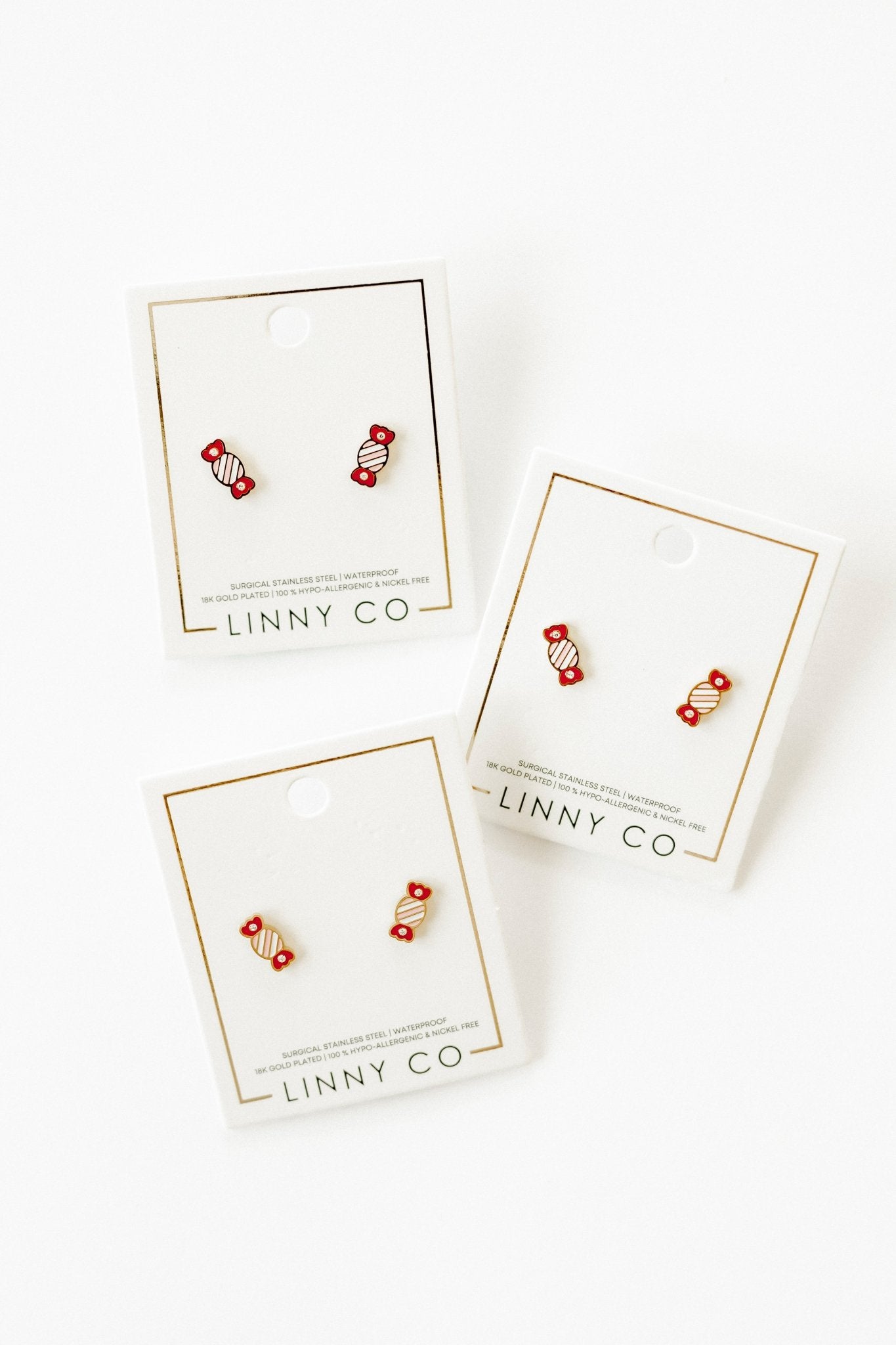 Screwback Stud Earrings - Taffy - LINNY CO WholesaleStuds