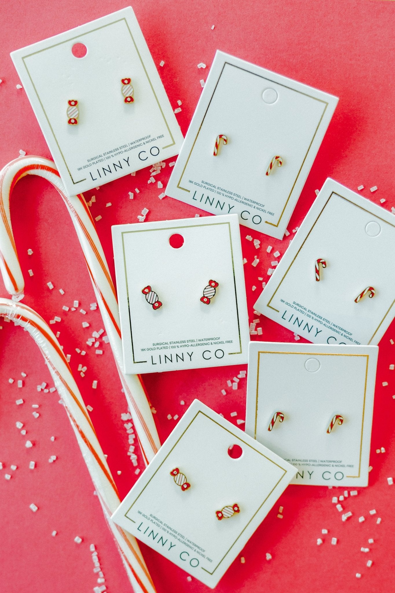 Screwback Stud Earrings - Taffy - LINNY CO WholesaleStuds