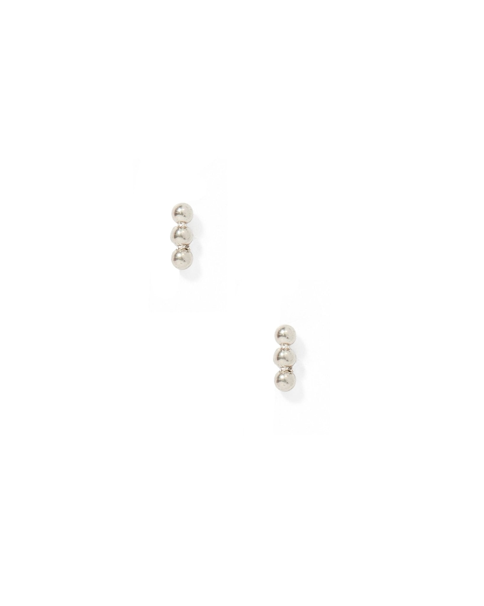 Screwback Stud Earrings - Tally Silver - LINNY CO WholesaleStuds