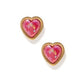 Screwback Stud Earrings - Tara Hot Pink - LINNY CO WholesaleStuds