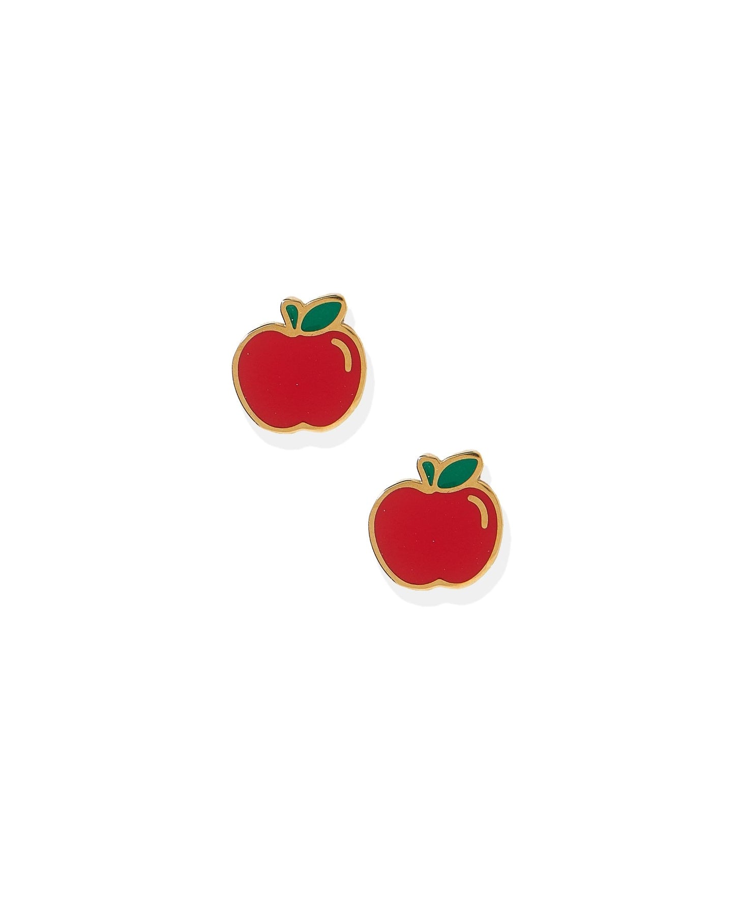 Screwback Stud Earrings - Teacher's Apple - LINNY CO WholesaleStuds