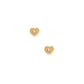Screwback Stud Earrings - Tessa CZ Gold - LINNY CO WholesaleStuds