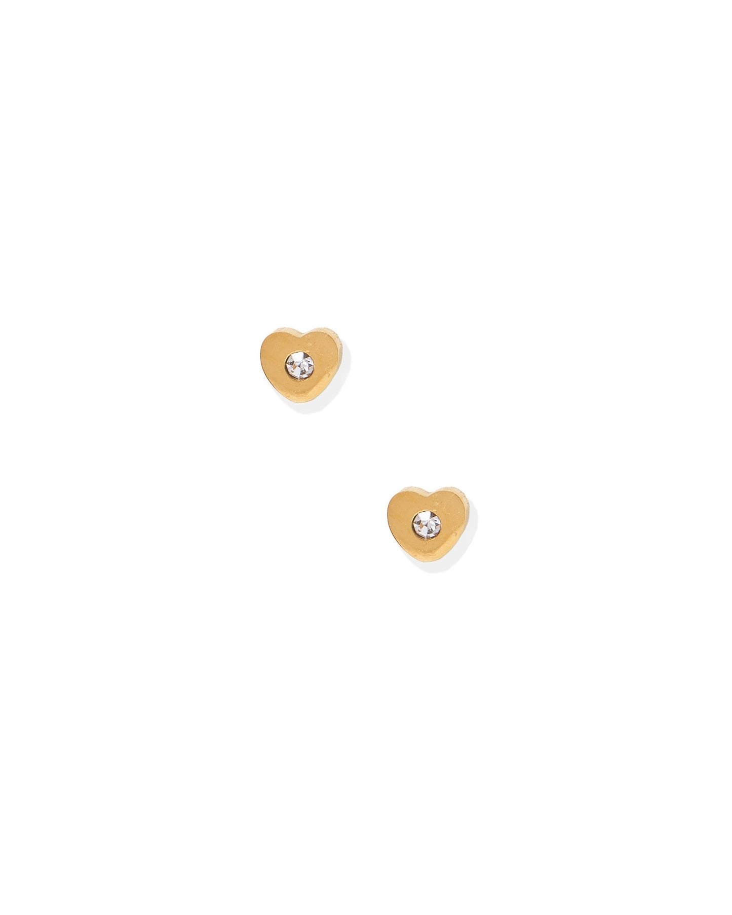 Screwback Stud Earrings - Tessa CZ Gold - LINNY CO WholesaleStuds
