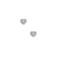 Screwback Stud Earrings - Tessa CZ Silver - LINNY CO WholesaleStuds
