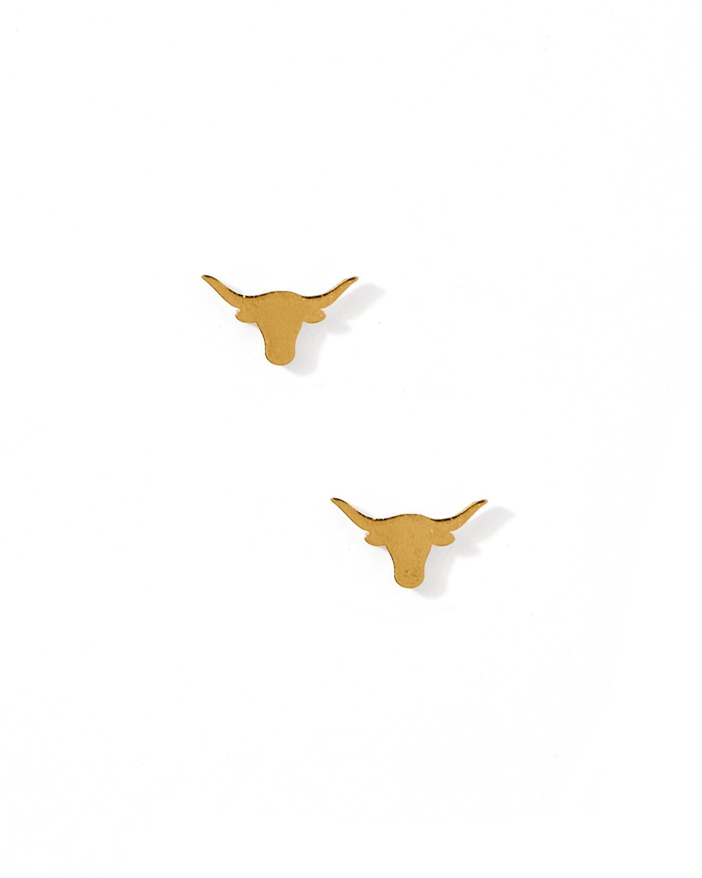 Screwback Stud Earrings - Texas Steer - LINNY CO WholesaleStuds