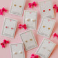 Screwback Stud Earrings - Valentina Red - LINNY CO WholesaleStuds