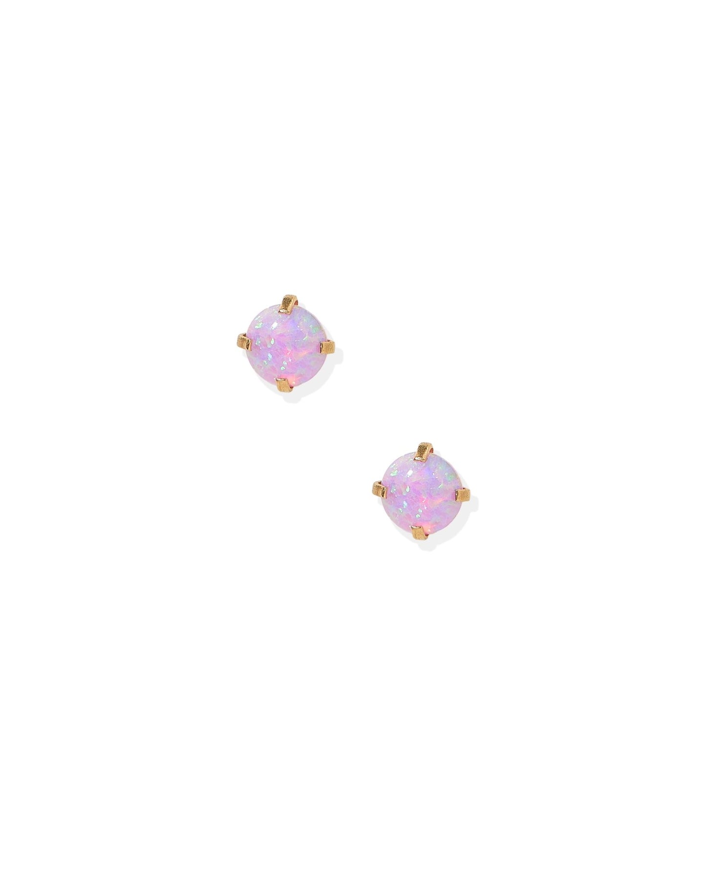 Screwback Stud Earrings - Venus Opal Lilac - LINNY CO Wholesale