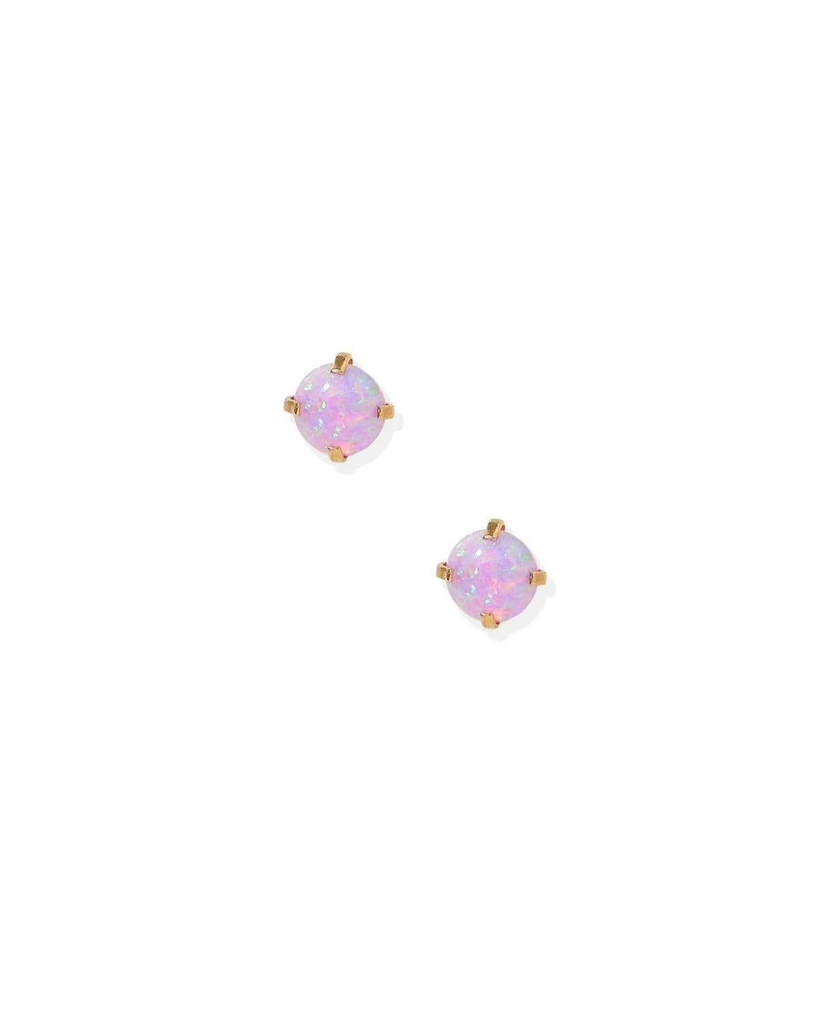 Screwback Stud Earrings - Venus Opal Lilac - LINNY CO Wholesale