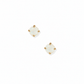 Screwback Stud Earrings - Venus Opal White - LINNY CO Wholesale