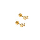 Screwback Stud Earrings - Whale - LINNY CO WholesaleStuds