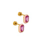 Screwback Stud Earrings - Whitney Bubblegum Pink - LINNY CO WholesaleStuds