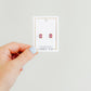 Screwback Stud Earrings - Whitney Bubblegum Pink - LINNY CO WholesaleStuds
