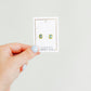 Screwback Stud Earrings - Whitney Lime Zest - LINNY CO WholesaleStuds
