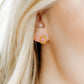 Screwback Stud Earrings - Whitney Orange Sherbert - LINNY CO WholesaleStuds