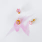 Screwback Stud Earrings - Whitney Orange Sherbert - LINNY CO WholesaleStuds