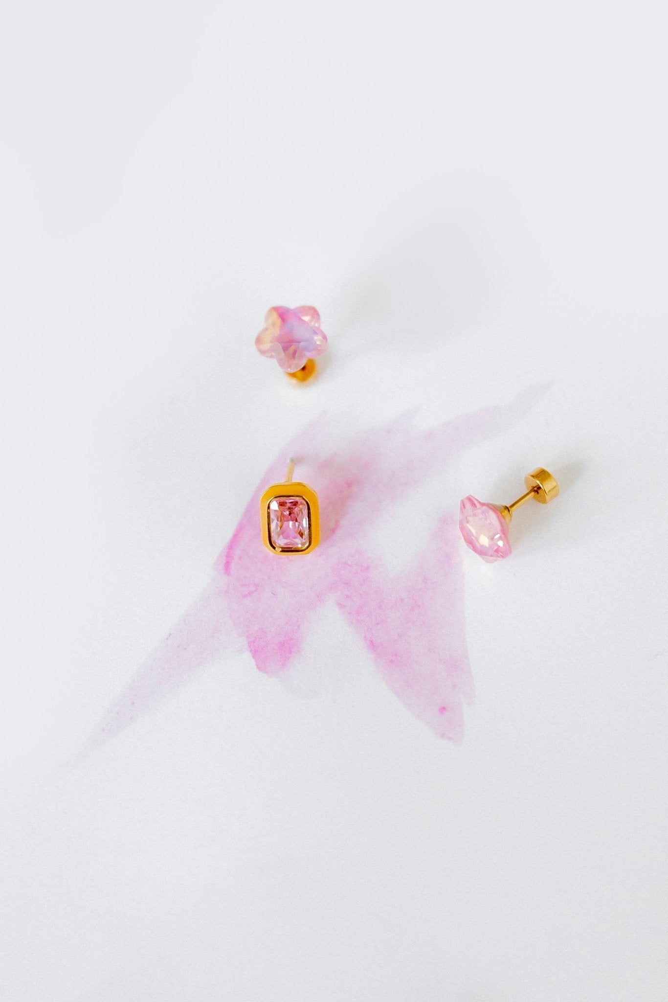 Screwback Stud Earrings - Whitney Orange Sherbert - LINNY CO WholesaleStuds