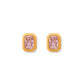 Screwback Stud Earrings - Whitney Orange Sherbert - LINNY CO WholesaleStuds