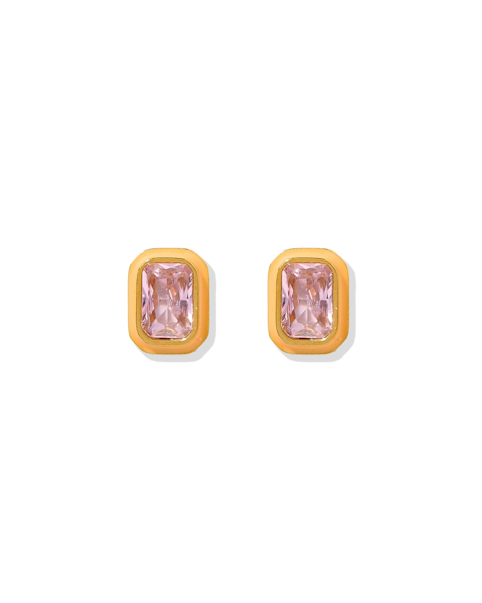 Screwback Stud Earrings - Whitney Orange Sherbert - LINNY CO WholesaleStuds