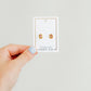 Screwback Stud Earrings - Whitney Orange Sherbert - LINNY CO WholesaleStuds