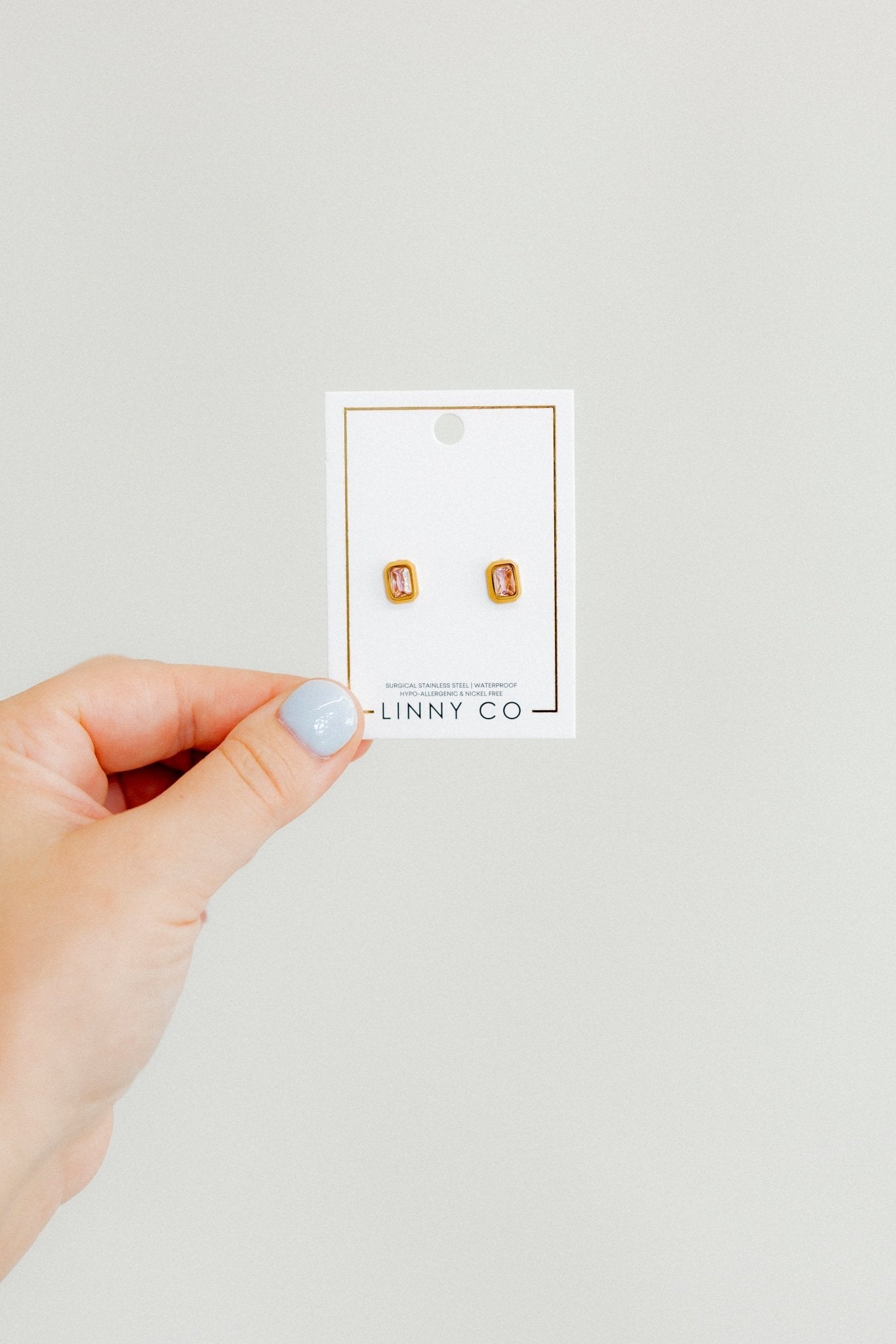 Screwback Stud Earrings - Whitney Orange Sherbert - LINNY CO WholesaleStuds