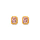 Screwback Stud Earrings - Whitney Orange Sherbet - LINNY CO WholesaleStuds