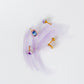 Screwback Stud Earrings - Whitney Violet Bloom - LINNY CO WholesaleStuds