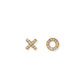 Screwback Stud Earrings - XO - LINNY CO WholesaleStuds