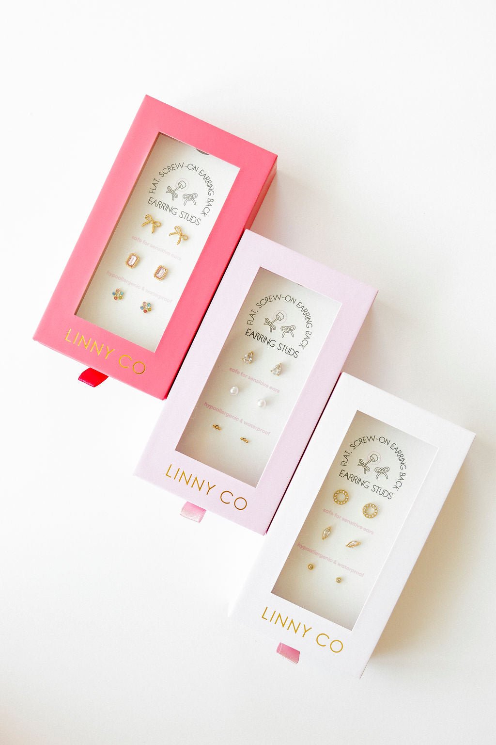 Screwback Stud Gift Set - The Icon Set - LINNY CO WholesaleStuds